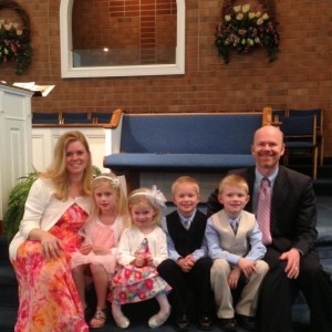 Pastor Treg Spicer and family
